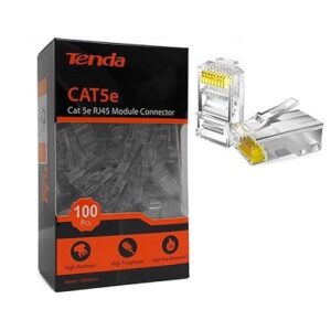 Plug 8 Poli per Cavo di Rete RJ45 Cat5 *100pz